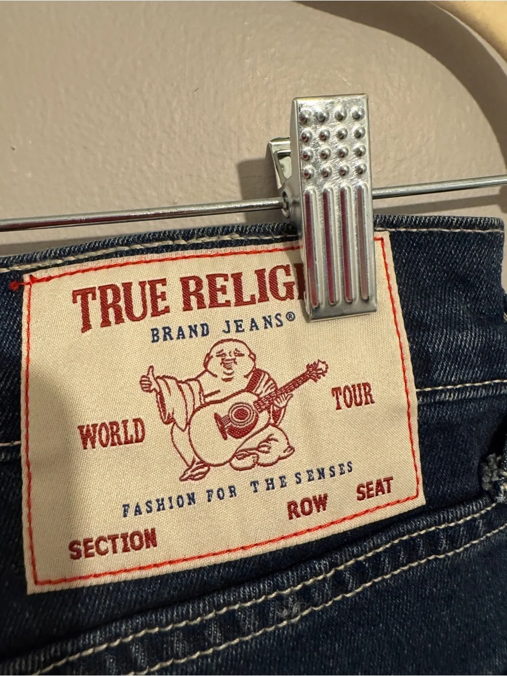 True Religion Geno Relaxed Slim Jeans Sz 32